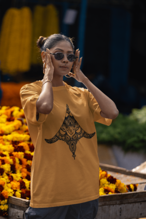 Sternum Eyes Unisex Oversized Tshirt | Yellow Code